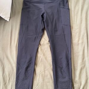 Lululemon Black Reflective Running Leggings
